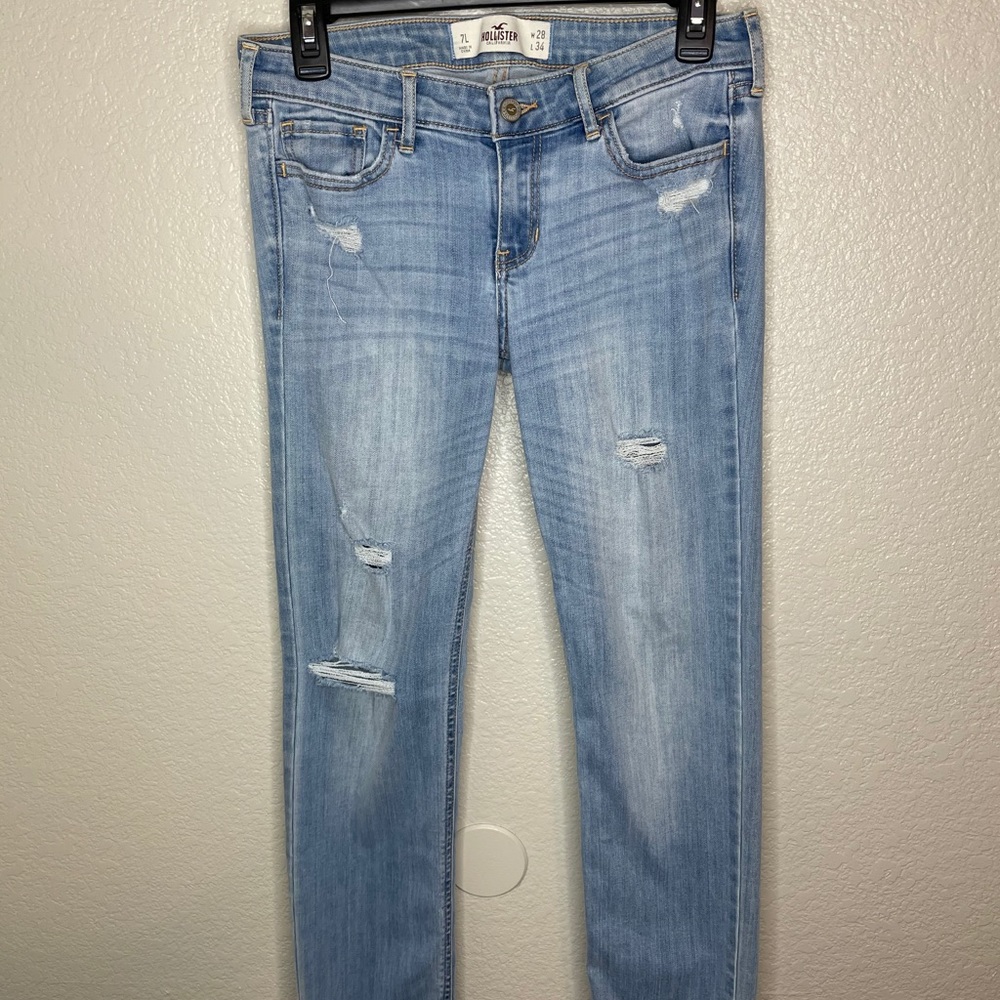 Ripped Hollister jeans